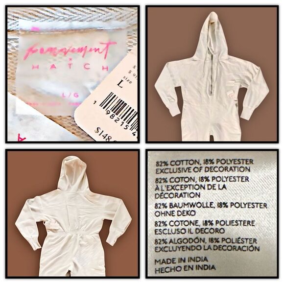 Free People Movement X Hatch Warm Up Jumpsuit Size Large - Picture 8 of 16